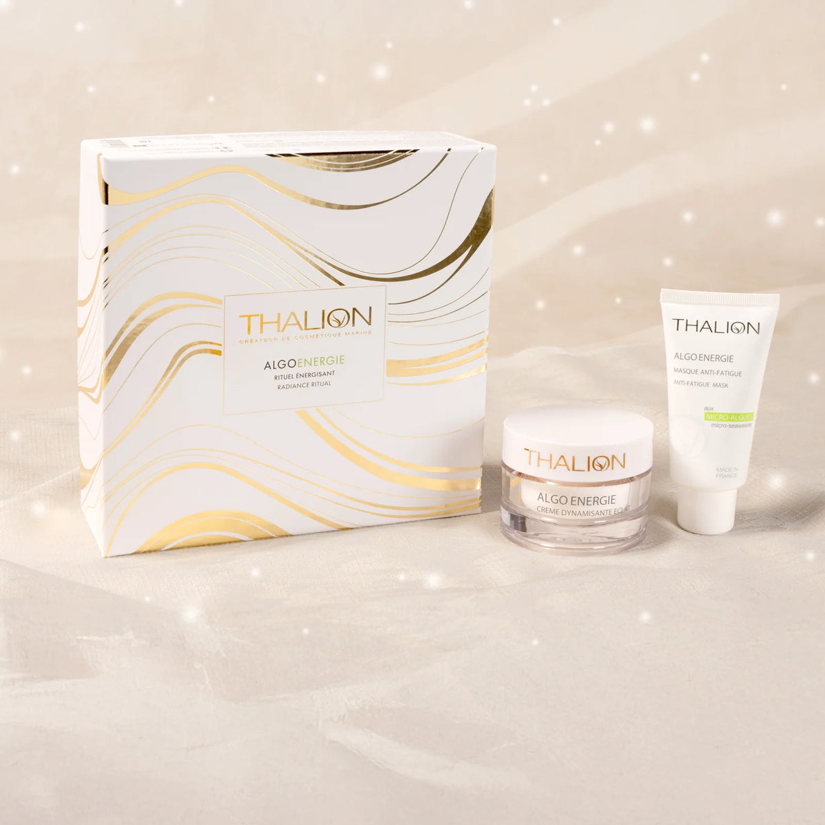 Coffret Algoenergie Thalion : crème Dynamisante Éclat et masque offert