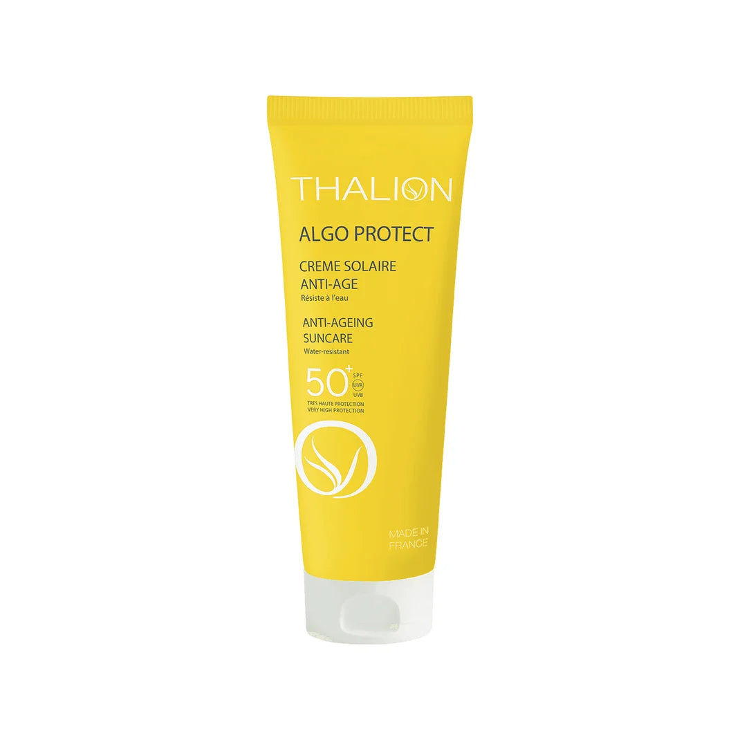 Crème Solaire Anti-âge Algo Protect SPF50+ Thalion - tube 50 ml