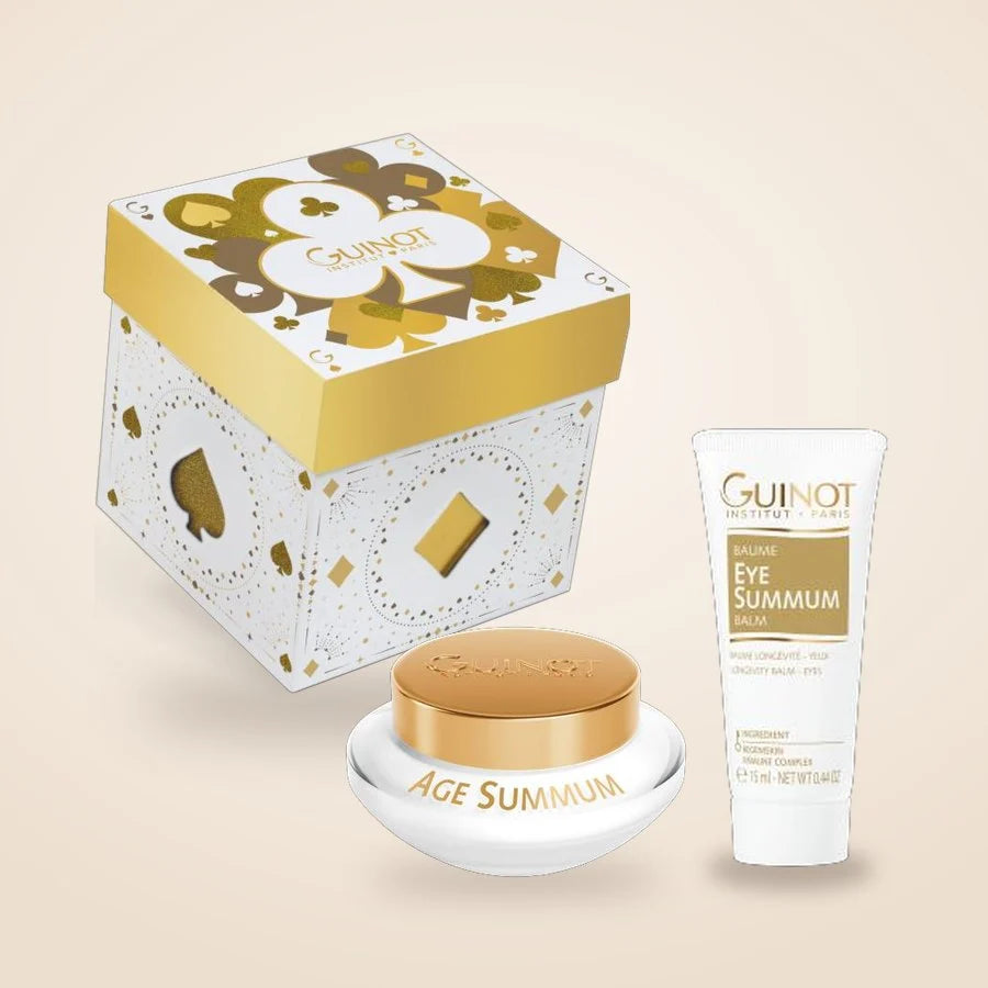 Coffret Age Summum Guinot : Crème Age Summum 50 ml et Baume Eye Summum 15 ml offert