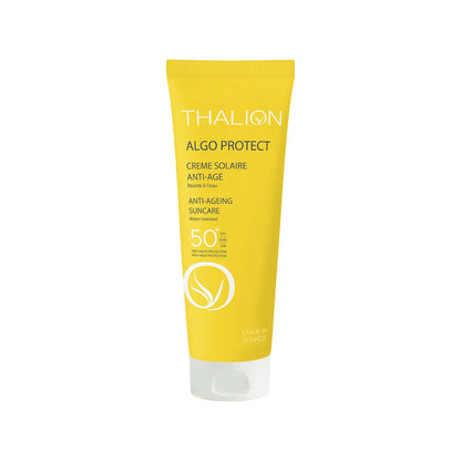 Crème Solaire Anti-âge Algo Protect SPF50+ Thalion - tube 50 ml