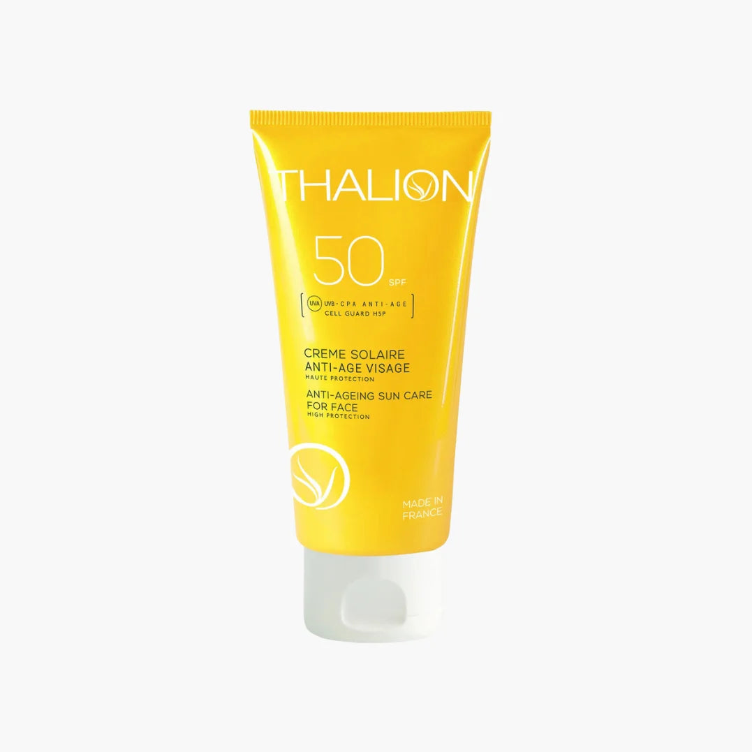 Crème Solaire Anti-âge Visage FPS 50 - Thalion