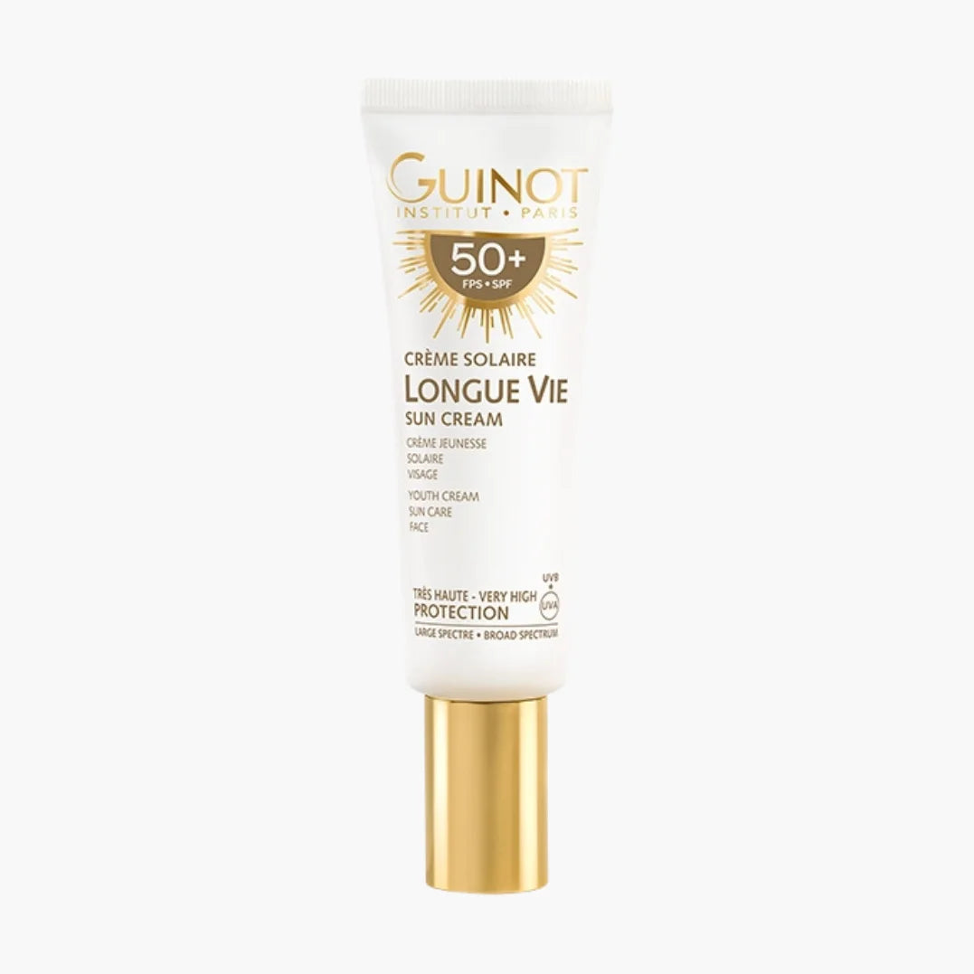 Crème Solaire Longue Vie VISAGE Fps 50+ - Guinot