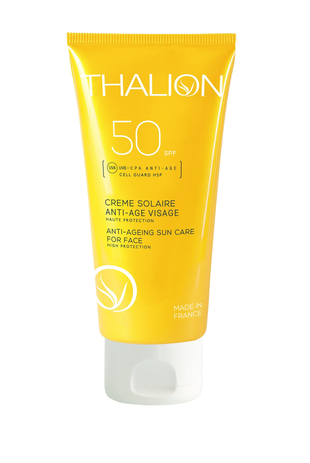 Crème Solaire Anti-âge Visage FPS 50 - Thalion